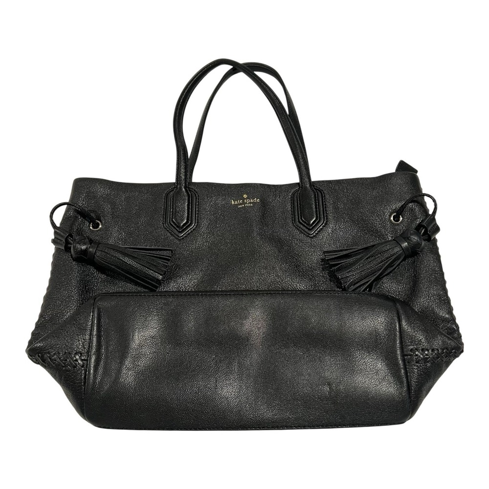 Kate Spade Brandice Tote Black Leather WKRU4442 Pratt Street Women's Purse